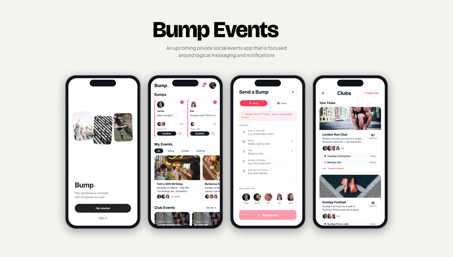 Bump Events
